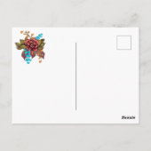 フローラシュガースカルディーアデロスムエルトスイングリッシュ ポストカード (裏面)