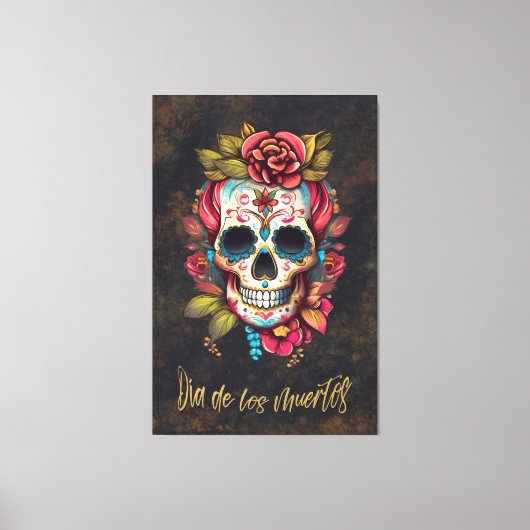 フローラシュガースカルディーアデロスムエルトススペインの キャンバスプリント (正面)