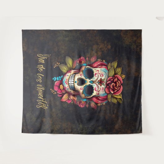 フローラシュガースカルディーアデロスムエルトススペインの タペストリー (正面(横))