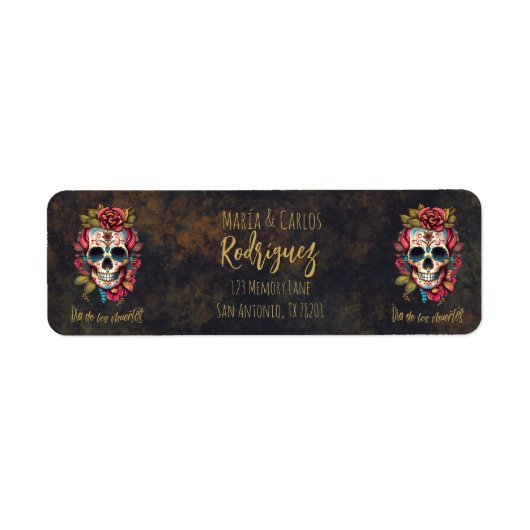 フローラシュガースカルディーアデロスムエルトスリターン ラベル (正面)