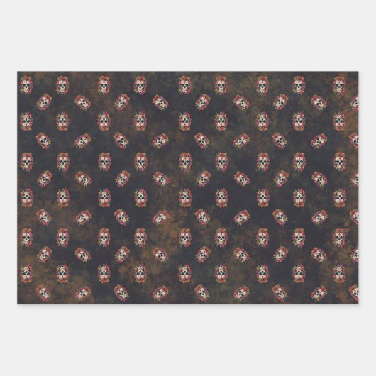 フローラシュガースカルディーアデロスムエルトス ラッピングペーパーシート (正面3)