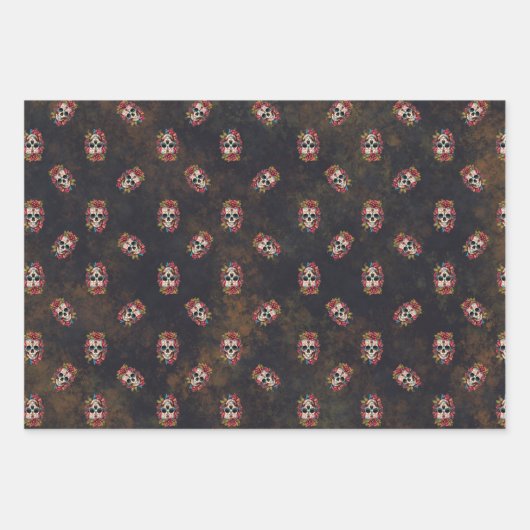 フローラシュガースカルディーアデロスムエルトス ラッピングペーパーシート (正面2)