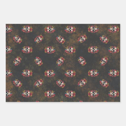 フローラシュガースカルディーアデロスムエルトス ラッピングペーパーシート (正面)