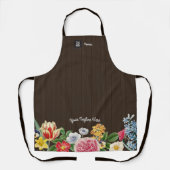 フローラショップフローリスト花縁ど濃色 エプロン (正面)
