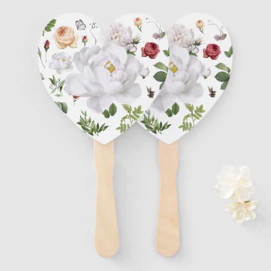 フローラショップ近く ハンドファン (正面&裏面)