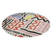 フローラショール：正方形ペイズリーオーナメント カッティングボード (角)