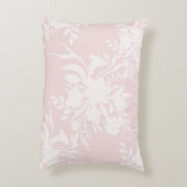 フローラシルエットパターン(ピンクトーン) アクセントクッション (裏面(縦))
