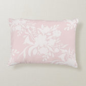フローラシルエットパターン(ピンクトーン) アクセントクッション (裏面)