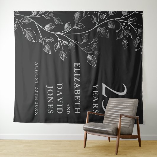 フローラシルバー25周年記念写真の背景 タペストリー (インサイチュ(横))