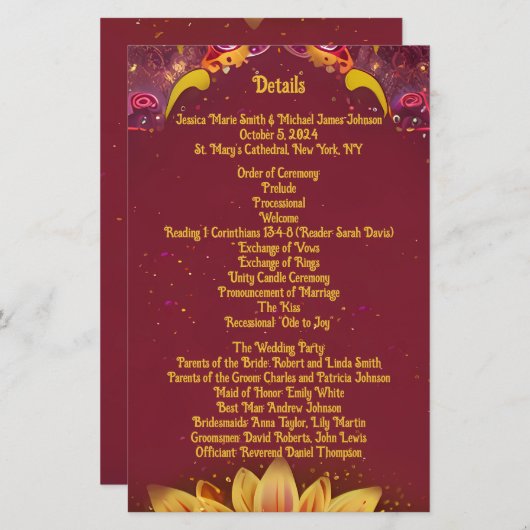 フローラシンフォニー結婚ズ・エレガンス・コレクション (正面/裏面)