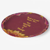 フローラシンフォニー結婚ズ・エレガンス・コレクション ペーパープレート (アングル)