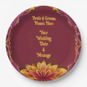 フローラシンフォニー結婚ズ・エレガンス・コレクション ペーパープレート (正面)