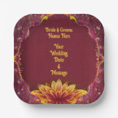 フローラシンフォニー結婚ズ・エレガンス・コレクション ペーパープレート (正面)