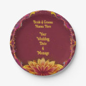 フローラシンフォニー結婚ズ・エレガンス・コレクション ペーパープレート (正面)