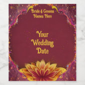 フローラシンフォニー結婚ズ・エレガンス・コレクション ワインラベル (シングルラベル)