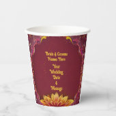 フローラシンフォニー結婚ズ・エレガンス・コレクション 紙コップ (正面)