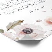 フローラシンプルの取り外し式標識 ポスター (角)