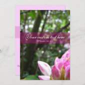 フローラシンプルの招待。フォーマル.. 招待状 (正面/裏面)