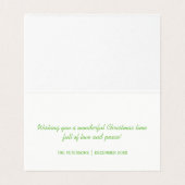 フローラシンプルクリスマスリースjoyスクリプト写真 (内部フラット)