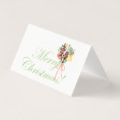 フローラシンプルクリスマスリースjoyスクリプト写真 (裏面)