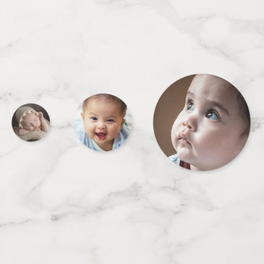 フローラシンプルクロスオンライトブルーバプテスムテーブル コンフェッティ (裏面)