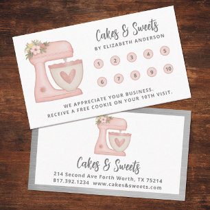 フローラシンプルケーキベーカリー事業 ロイヤリティカード