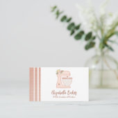 フローラシンプルケーキベーカリー名刺 名刺 (スタンド正面)