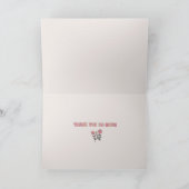 フローラシンプルサンキューカード サンキューカード (内部)