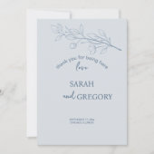 フローラシンプルサンキューカード サンキューカード (正面)