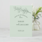 フローラシンプルサンキューカード サンキューカード (スタンド正面)