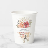 フローラシンプルスウィート16誕生日 紙コップ (裏面)