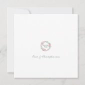 フローラシンプルハッピーマザーズデイメッセージカード カード (裏面)