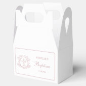 フローラシンプルピンククロスバプテスマ フェイバーボックス (オープン)