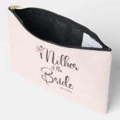 フローラシンプルピンクポピー新婦の母 アクセサリーポーチ (見開き)