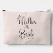 フローラシンプルピンクポピー新婦の母 アクセサリーポーチ (裏面)