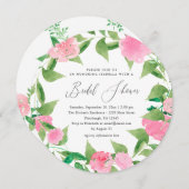 フローラシンプルブライダルシャワー招待 案内状 (正面/裏面)