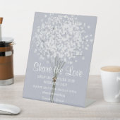 フローラシンプルブーケ結婚のポスター台座標識 台座サイン (インサイチュ)