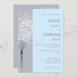 フローラシンプルブーケ結婚式招待状 招待状
