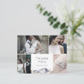 フローラシンプルマウンテン4写真サンキューカード サンキューカード (スタンド正面)