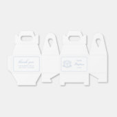 フローラシンプルライトブルークロスバプテスマ フェイバーボックス (折り畳みなし)