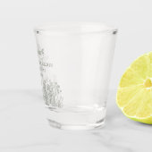 フローラシンプルワイルドフラワーウェディングパーティー ショットグラス (右)