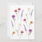 フローラシンプルワイルドフラワーマザーズデイブランチ 招待状 (裏面)