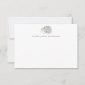 フローラシンプル山嵐パーソナライズされた文具 サンキューカード (正面)