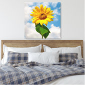 フローラシンプル植物写真 キャンバスプリント (インサイチュ (寝室))