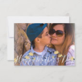 フローラシンプル植物性母の日の写真 カード (正面)