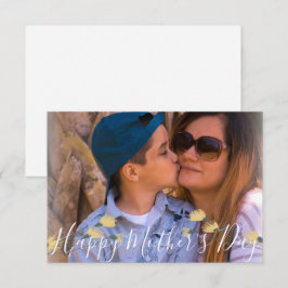 フローラシンプル植物性母の日の写真 カード