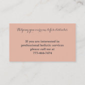 フローラシンプル水彩名刺 名刺 (裏面)