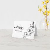 フローラシンプル記念日カード カード (黄色い花)