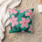 フローラシンプル:抽象芸術美しい クッション (ブランケット)