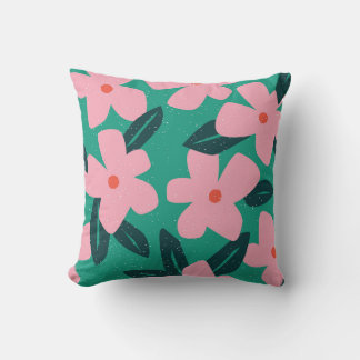 フローラシンプル:抽象芸術美しい クッション